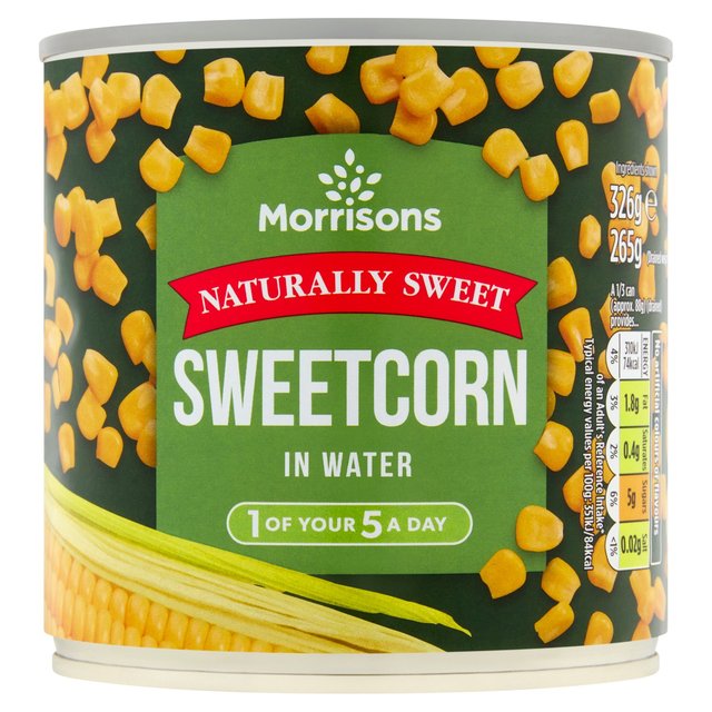 M Sweetcorn In Water 326g