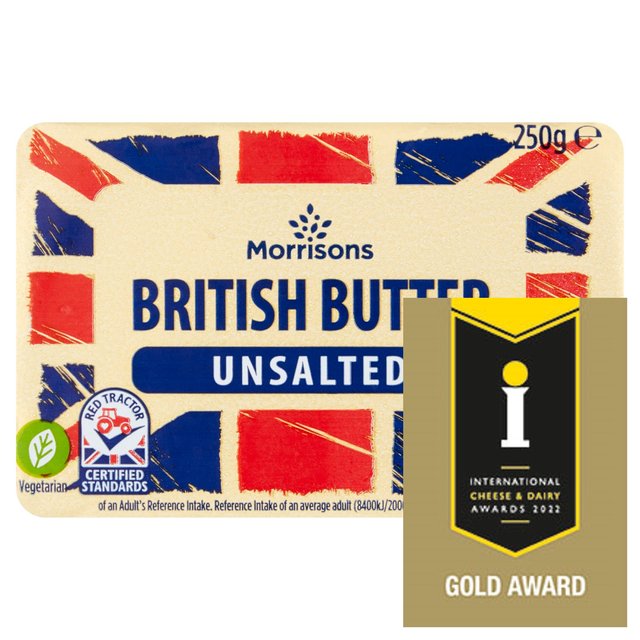 Morrisons Butter Unsalted 250g