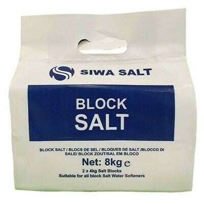 Water Softener Block Salt 2x4kg