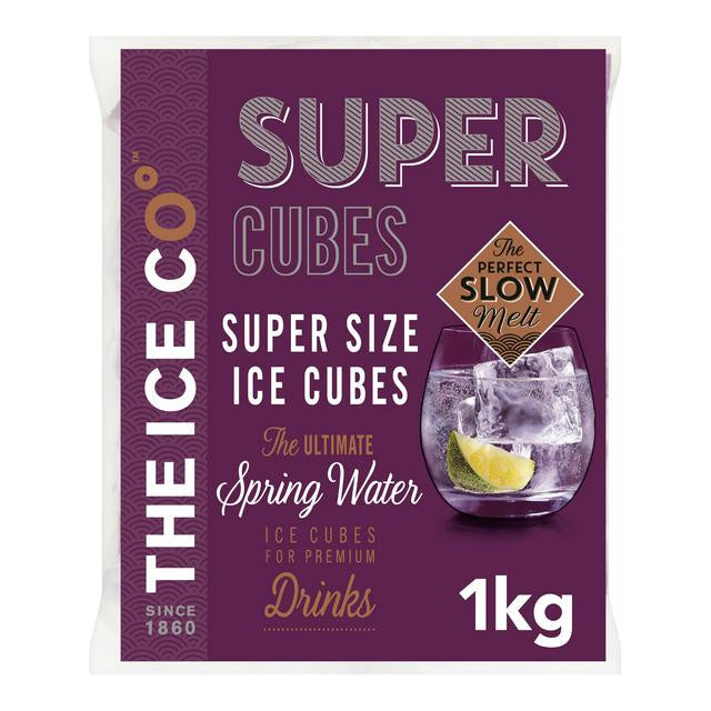 The Ice Co Super Cubes Giant Ice Cubes 1Kg