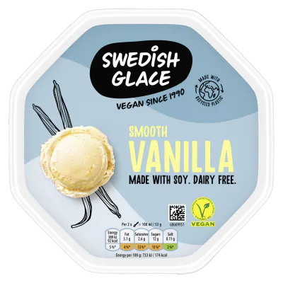 Swedish Glace Smooth Vanilla Ice Cream Dairy Free 750ml