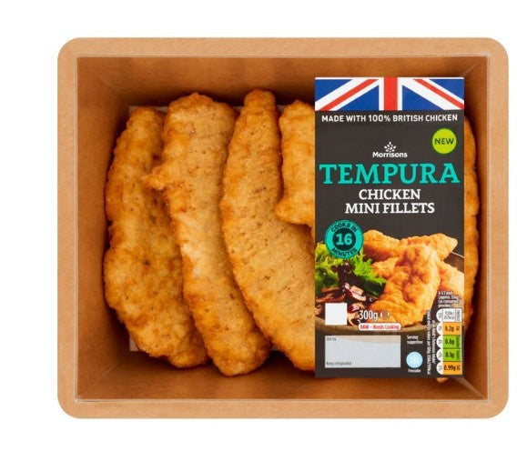 M Tempura Chicken Mini Fillets 300g